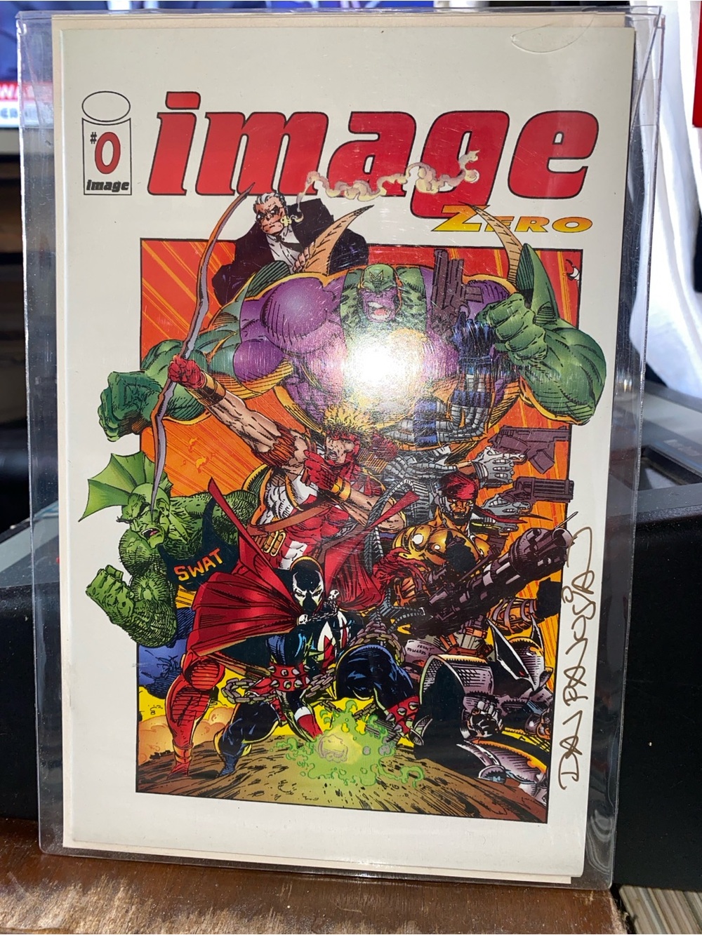 Image zero comic #0 AUTOGRAPHED signed used